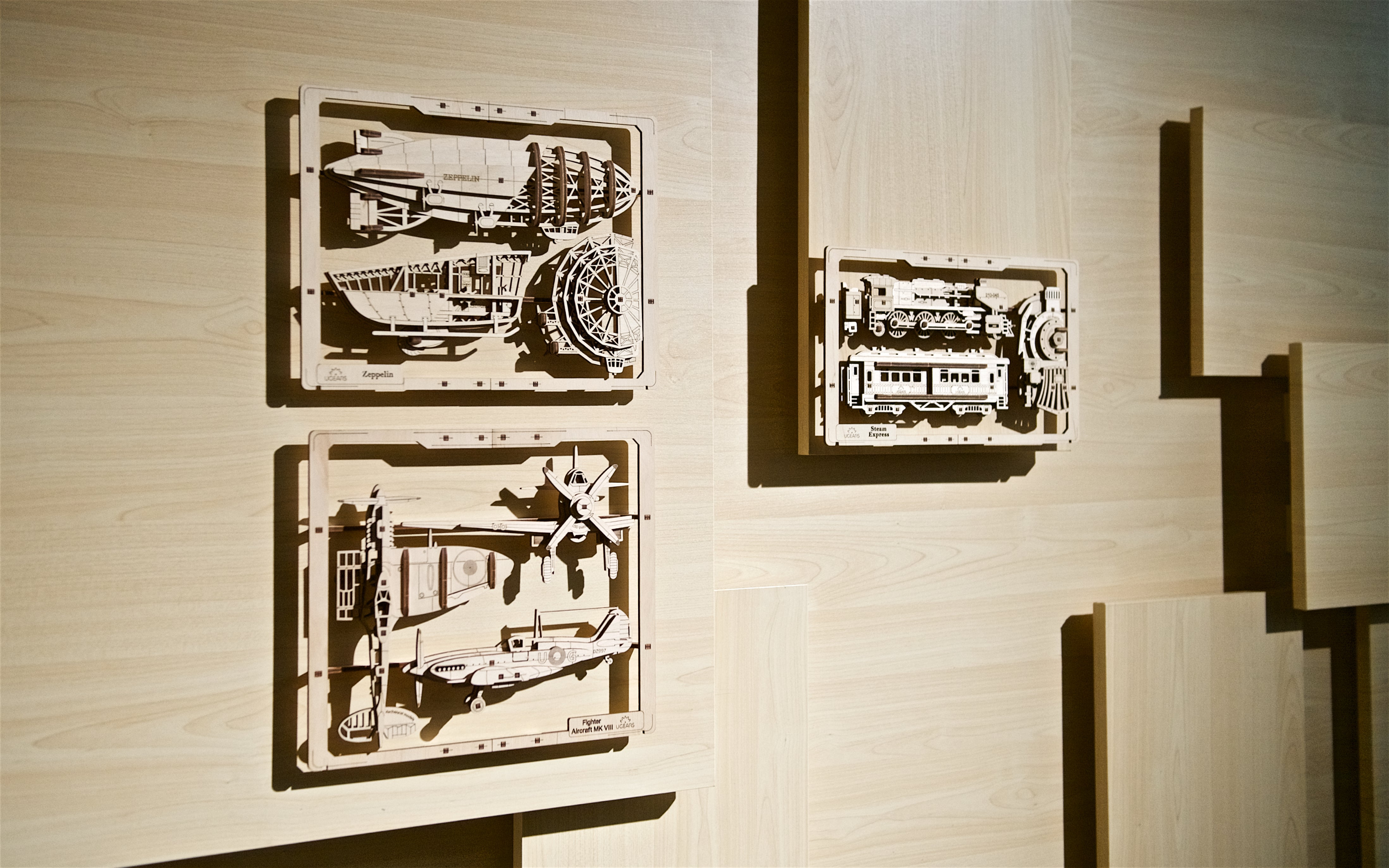 Luftschiff/Zeppelin - 2,5D Wandbild