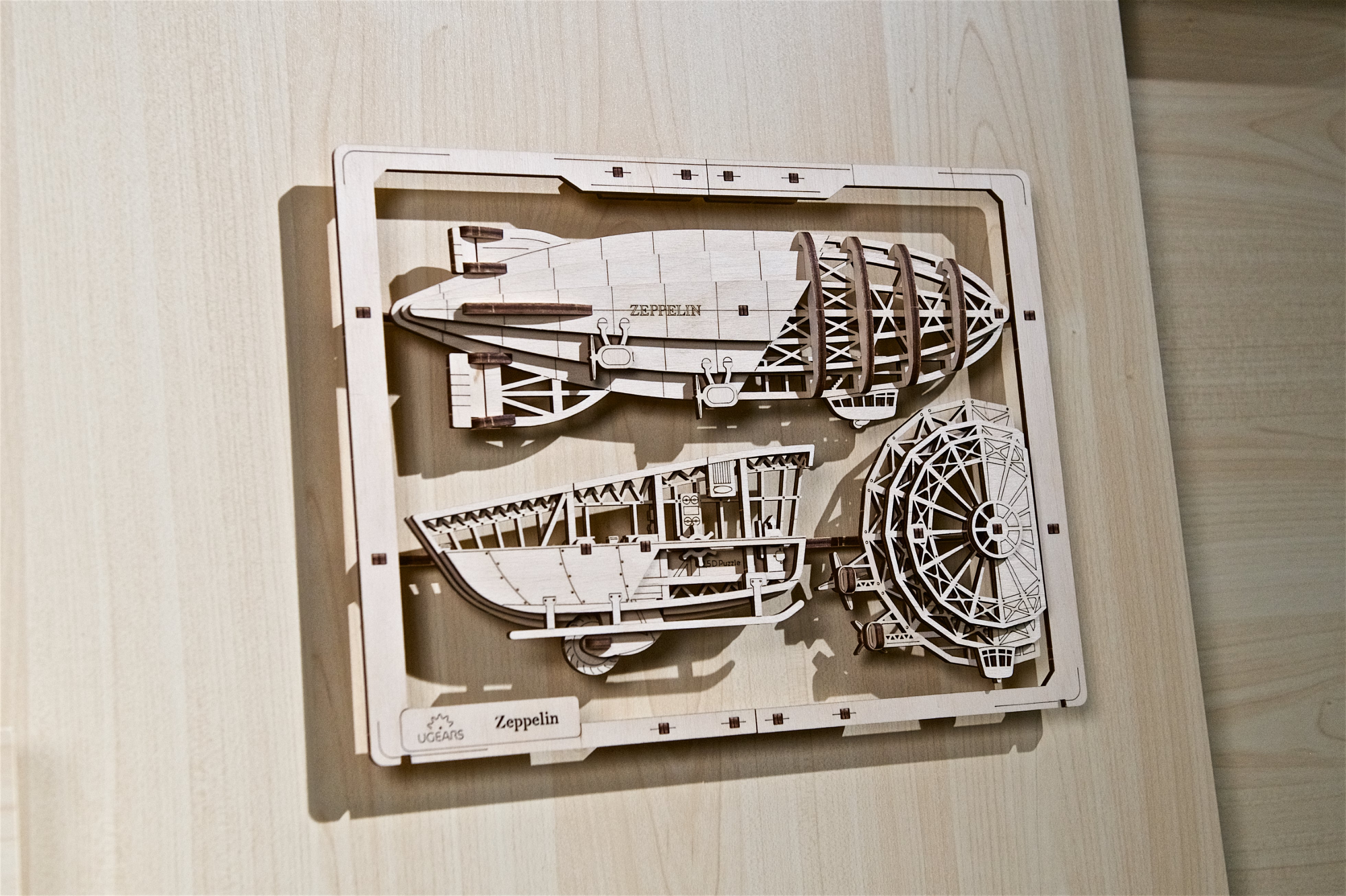 Luftschiff/Zeppelin - 2,5D Wandbild