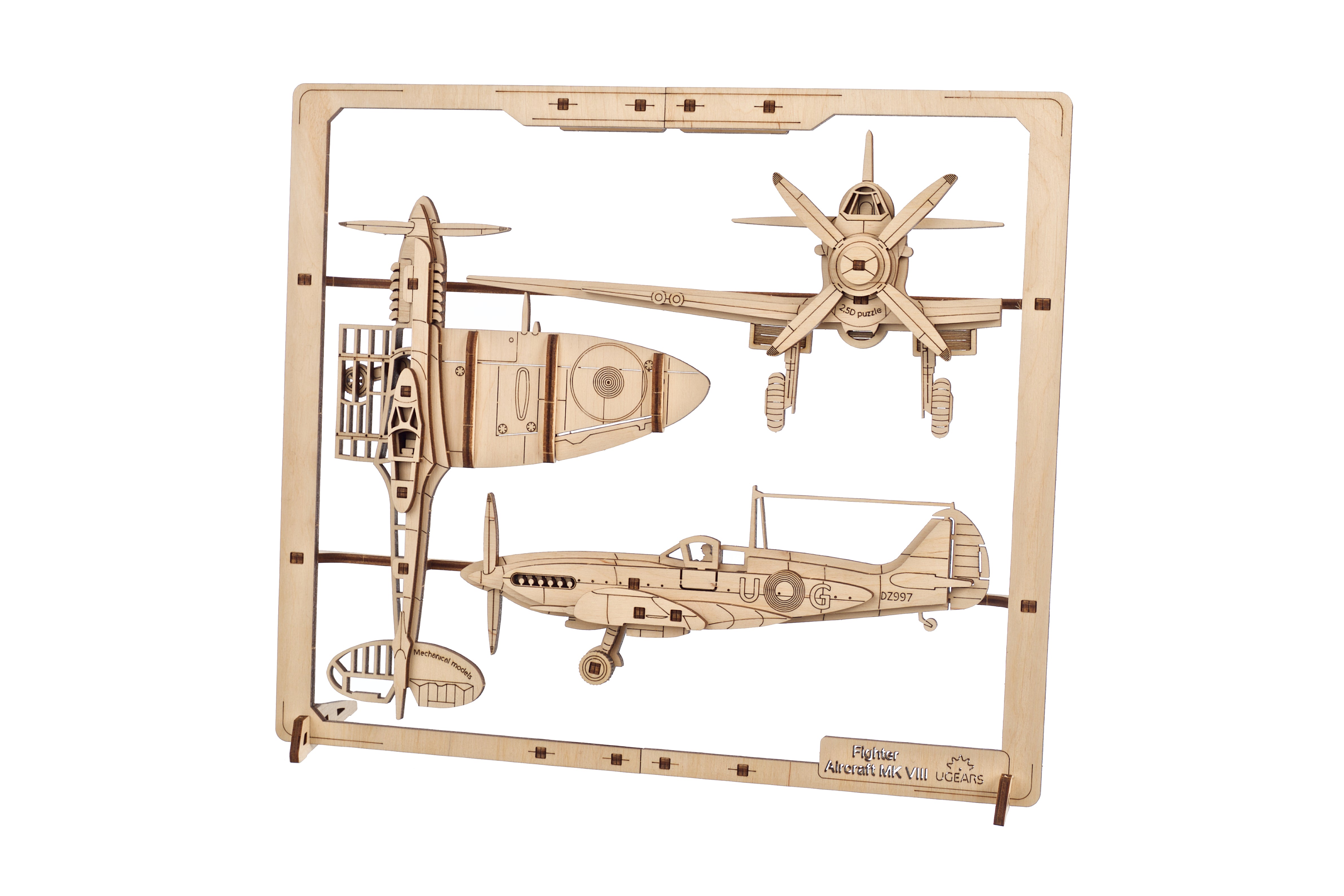 Jagdflugzeug MK VIII - 2,5D Wandbild